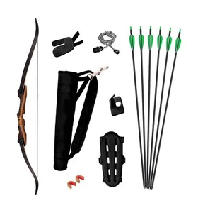 Samick Sage Takedown Recurve Bow and Arrow Set - 62 Inch Complete Ready-to-Us... - Picture 1 of 7