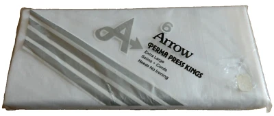 Vtg Arrow Hankies 6 Pack Extra Large Perma Press Kings USA No Iron NISP - Image 1 of 4