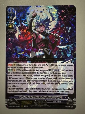CARDFIGHT VANGUARD PROVIDENCE DISORDER BAROMAGNES DARK STATES DZ-BT04/004EN RRR - Image 1 of 4