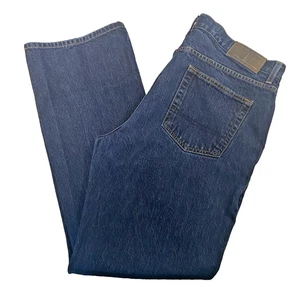 Tommy Hilfiger Classic Fit Boot Cut Dark Wash Cotton Denim Blue Jeans 36 x 32 - Bild 1 von 11