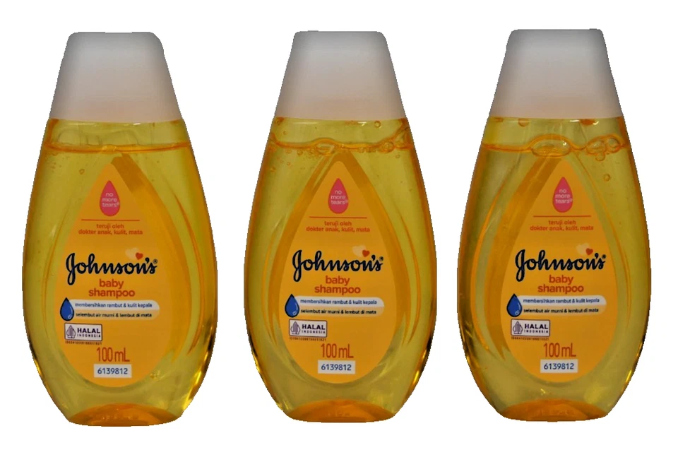 Paquete de 3 champú Johnson’s Baby 100 ml fórmula suave No More Tears - caducidad 03/2028 Foto 1 de 4