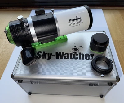 Sky-Watcher EVOLUX 62ED OTA 2.4" FL400mm  APOCH REFRACTOR with Field Flattener. - Image 1 of 4