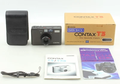 Contax T3 Black Double Dent Point & Shoot aus JAPAN - fast unbenutzt - Bild 1 von 4