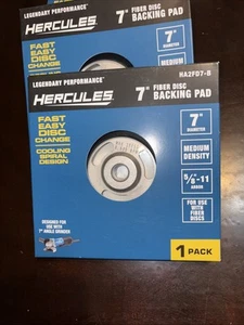 Hercules 7" Zoll Stützteller für Winkelschleifer & Faserpad, M Dichte Gr. 5/8 - 11 - Bild 1 von 2