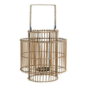 Candleholder DKD Home Decor Metal Bamboo (30 x 30 x 32 cm) - Imagen 1 de 3