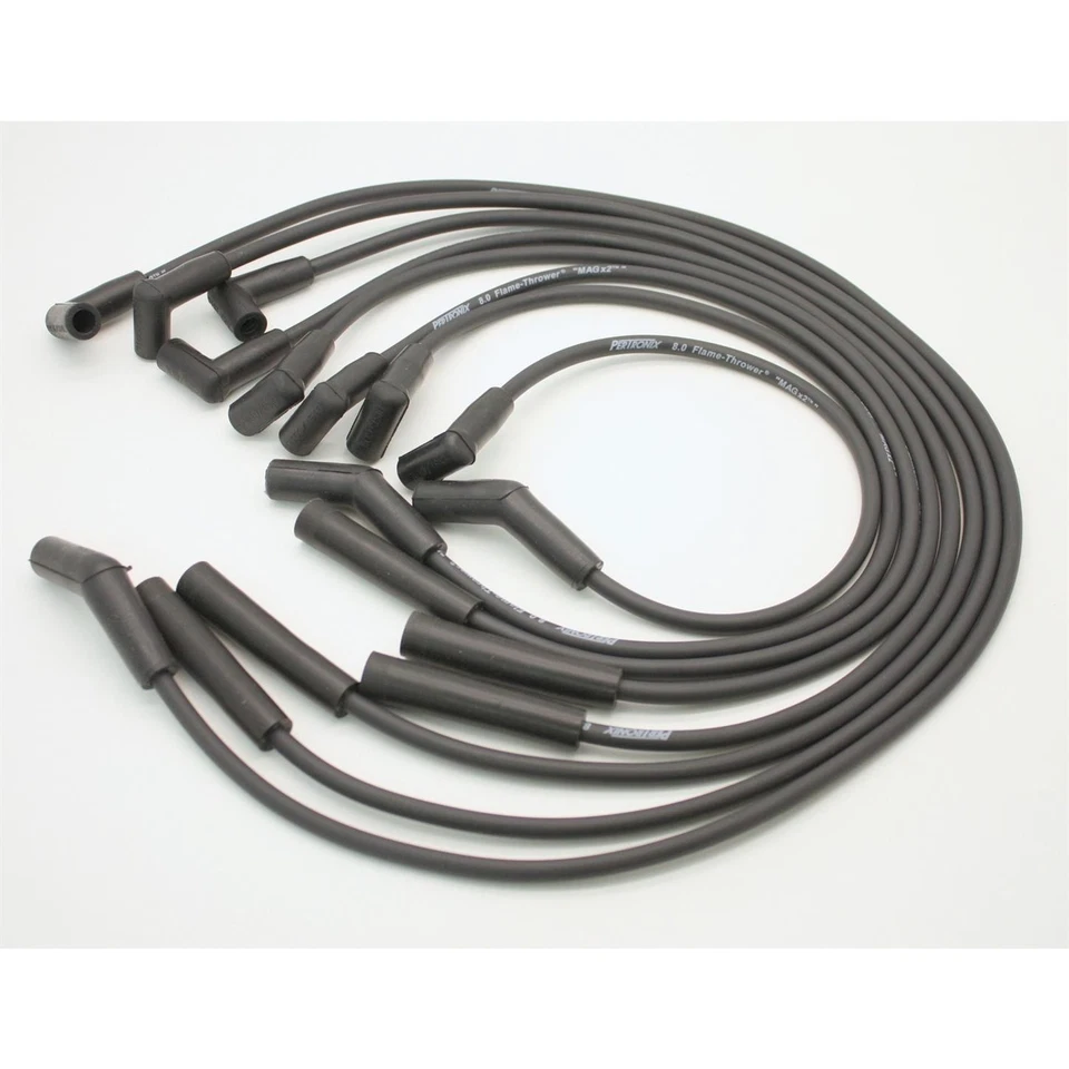 PerTronix 808201 Flame-Thrower Spark Plug Wires, 8 Cyl, GM HEI, Black - Image 1 of 4