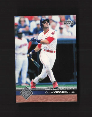 1997 Upper Deck #54 Omar Vizquel Cleveland Indians MM - Image 1 of 2