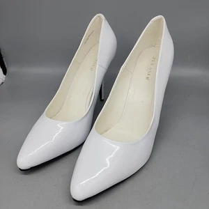 Pleasers Unisex Heels Stilettos Women's 15 White Seduce Mens Drag Cross Dresser - Picture 1 of 8
