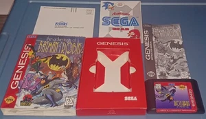 The Adventures Of Batman&Robin For Sega Genesis - Complete w/Poster&Registration - Picture 1 of 1