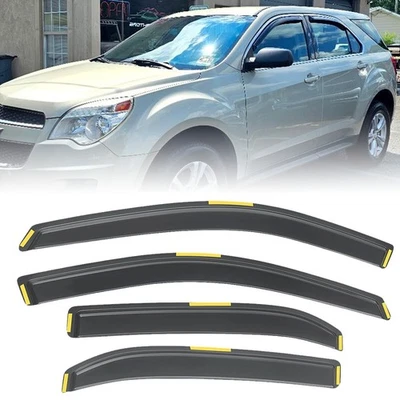 Rain Guards Vent Visors Shade for 2010-2017 Chevrolet Chevy Equinox  - Image 1 of 4