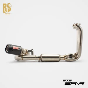 Exhaust for CFMOTO 675SR-R 2024 – Stainless Full System w/ Carbon Fiber Tip - Picture 1 of 7