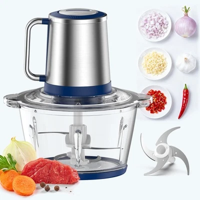 KOIOS Food Processors Electric Food Chopper Mixer 8 Cup Glass Bowl Chop Grinder - Image 1 of 4