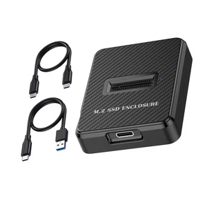 M.2 NVMe & SATA to USB C Dock Station Dual Protocol M Key B+M Key Reader Adapter - Picture 1 of 8