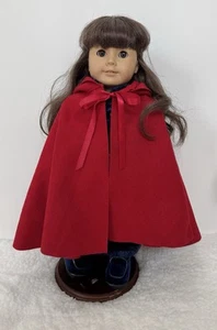 Pleasant Company American Girl Doll Red Cardinal Cape Cloak Felicity - Picture 1 of 7