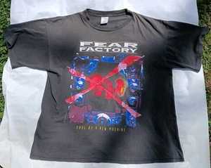 Rara maglietta Fear Factory 1992 vintage Band Tour taglia XL - Foto 1 di 24