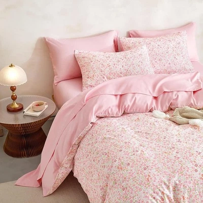 Juego de edredón floral 7 piezas ropa de cama acogedora para todas las estaciones microfibra suave duradera EE. UU. Foto 1 de 4