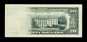 1990 $20 Federal Reserve Atlanta Insufficient Ink Error UNC - Picture 1 of 3