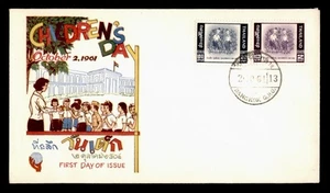 DR WHO 1961 THAILAND FDC UN CHILDRENS DAY CACHET COMBO w8280 - Picture 1 of 2