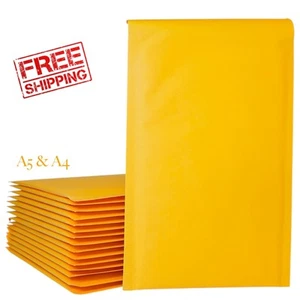 A5 & A4 gepolsterte Umschläge abziehen & versiegeln Luftpolster Versandtaschen für Versand & Verpackung - Bild 1 von 8