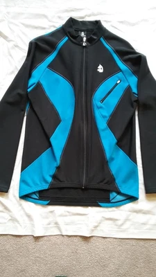 EtxeOndo FIORD Men's Cycling L/S Jersey/Jkt SIZE 3XL - Black/Blue - NOS w/o Tags - Image 1 of 4