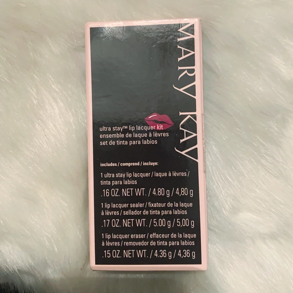 Juego de laca labial Mary Kay Ultra Stay (sellador, borrador, laca) ciruela edición limitada. Foto 1 de 4