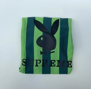 Supreme x Playboy Soccer Jersey SS18 Medium Green - Picture 1 of 5