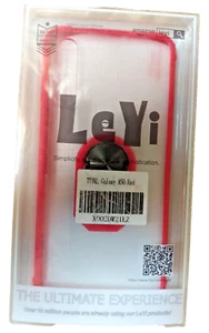 LeYi case & 2screen Protectors for Samsung Galaxy A50 w/Ring kickstand,Red/Clear - Picture 1 of 3