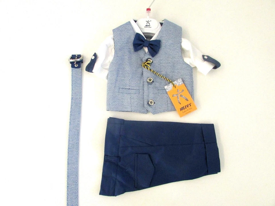 HILLY’S COMPLETO BATTESIMO BAMBINO TAGLIA   12  MESI   MADE ITALY SCONTO 20% - Immagine 1 di 1