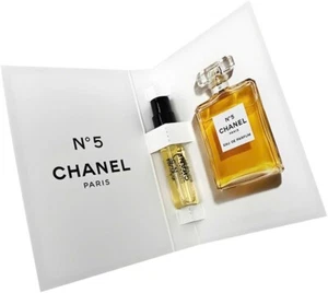 CHANEL N°5 Eau de Parfum Sample Vial Spray 1.5ml / 0.05oz – Genuine Sample - Picture 1 of 4