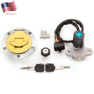 For Monster 900 1999-2004 Cagiva mito125 Ignition Switch Lock Gas Cap Seat Cover - Image 1 of 4