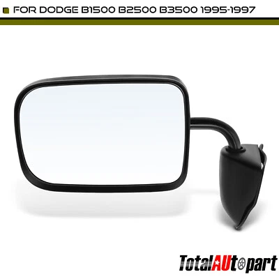 Espejo de ajuste de vidrio manual para conductor Dodge B1500 B2500 B3500 1995-1997 55154968 Foto 1 de 4