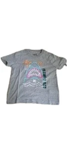 1  Shirt Hurley Grey Gray Shark Active T-Shirt 5T kids 4/5 Yr Boys Girls Unisex  - Picture 1 of 1