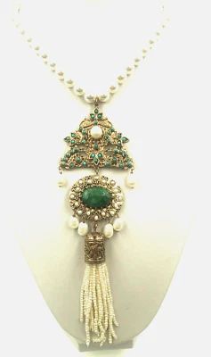 COLLAR CON BORLAS DE MÚLTIPLES PIEDRAS PRECIOSAS HSN MUSE BY GYPSY EXPLORE  Foto 1 de 4