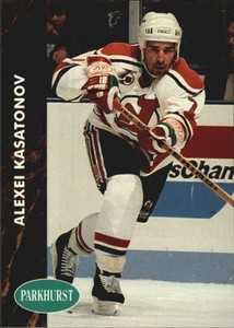1991-92 (DEVILS) Parkhurst French #319 Alexei Kasatonov