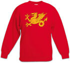 Shire Flag Kids Boys Pullover UK Great Britain Coat of Arms Crest Dragon England