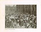 Playtime At A London Council School Antique Picture Print 1906 TKE#276