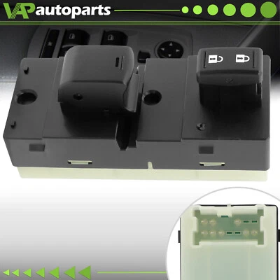 Interruptor de ventana eléctrica para Nissan Frontier 2010-2019 lado del pasajero delantero 1S12977 Foto 1 de 4