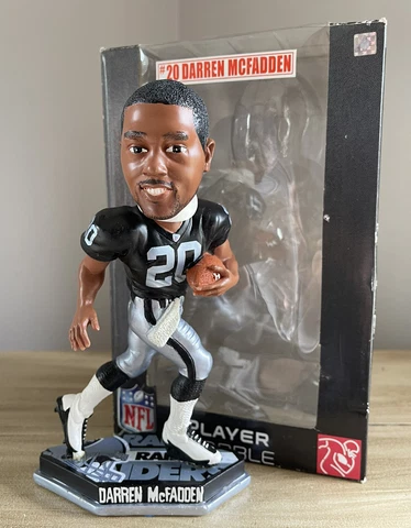 DARREN MCFADDEN Oakland Raiders / Arkansas Razorbacks ROOKIE Bobblehead NIB! Cover