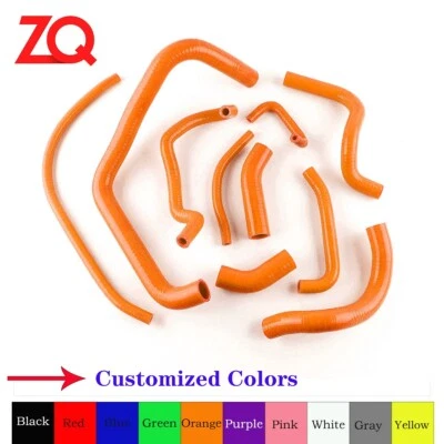 For Honda CBR 954 RR 2002-2003 954RR Fireblade Silicone Radiator Orange Hose Kit - Изображение 1 из 4