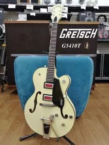GRETSCH G5410T Full acoustic guitar Matte Vintage White - Picture 1 of 10