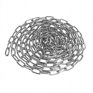 Stainless Steel Link Chain 6.5ft 5/64in Light Duty Small Metal Chain for Home - Picture 1 of 7