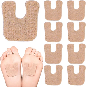 36 Pieces U Shaped Felt Pads Horseshoe Metatarsal Pads Callus Forefoot Foot Pads - Picture 1 of 12