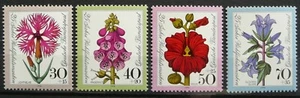 Germany stamps - Flowers_1974 - MNH. - Picture 1 of 1