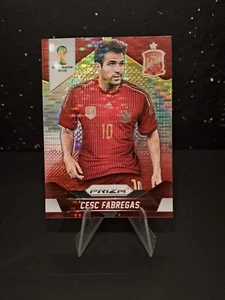 Cesc Fabregas SP Red / Gold Prizm Panini World Cup Brazil 2014 Spain - Picture 1 of 2