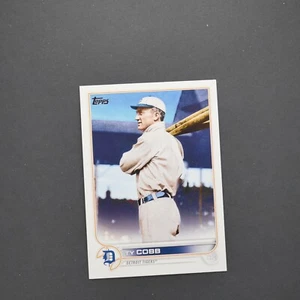 2022 Topps Update - SP Legend Variation Ty Cobb #US204 Tigers HOF - Bild 1 von 2