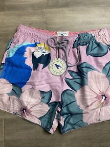 Ted Baker  The World is Your Lobster Swim Shorts Men's Tropical Hawaiian Size 5