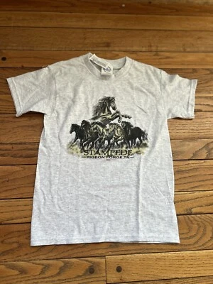 Camiseta Dolly Partons Stampede Juvenil Pequeña Gris Foto 1 de 4