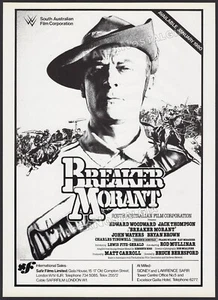 BREAKER MORANT - Original 1979 Trade AD / poster _ Edward Woodward _ 1980 - Picture 1 of 1