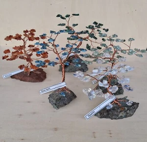 Edelsteinbäumchen aus verschiedenen Edelsteinen in Bonsai Optik - Bild 1 von 6