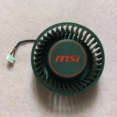 Cooler Fan For MSI RX Vega 56 8GB RX Vega 64 8GB PLB07525B12HH 75mm Turbofan - Image 1 of 2